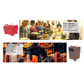 Кантэйнер для захоўвання ежы Catering Food Box Ізаляваная харчовая перавозка з патэльнямі для ежы